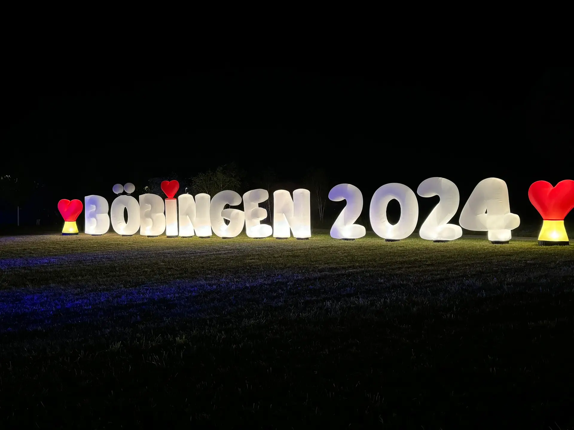 Lichterfest Böbingen an der Rems Open-Air-Bühne Livebands