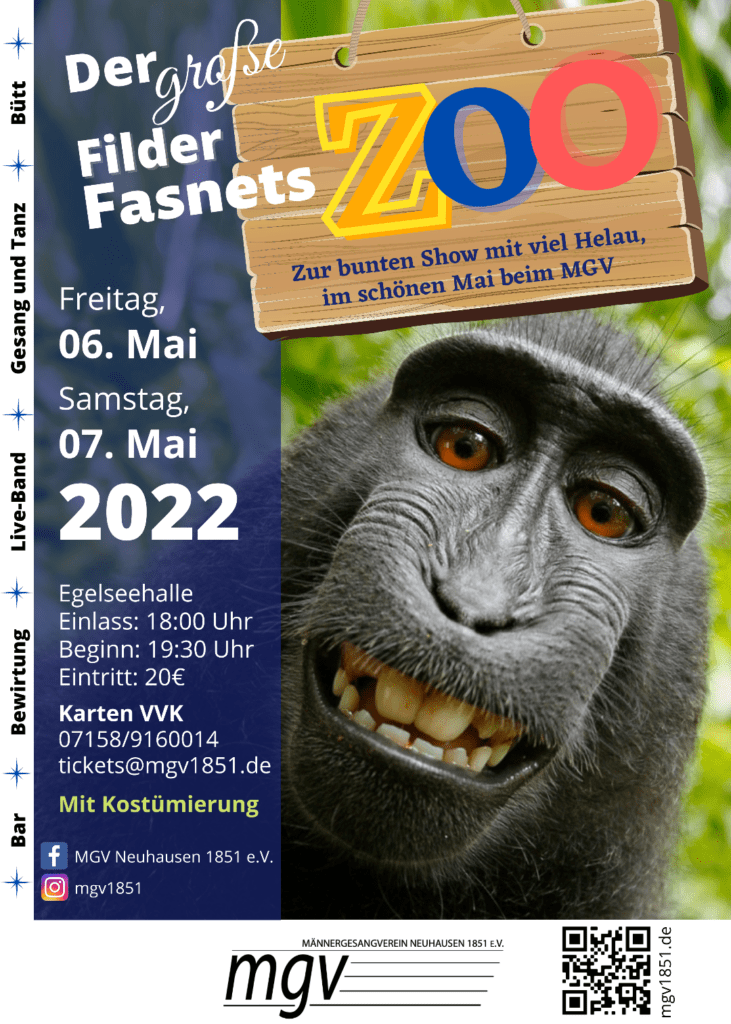 MGV Fasching 2022 Filder-Fasnets-Zoo